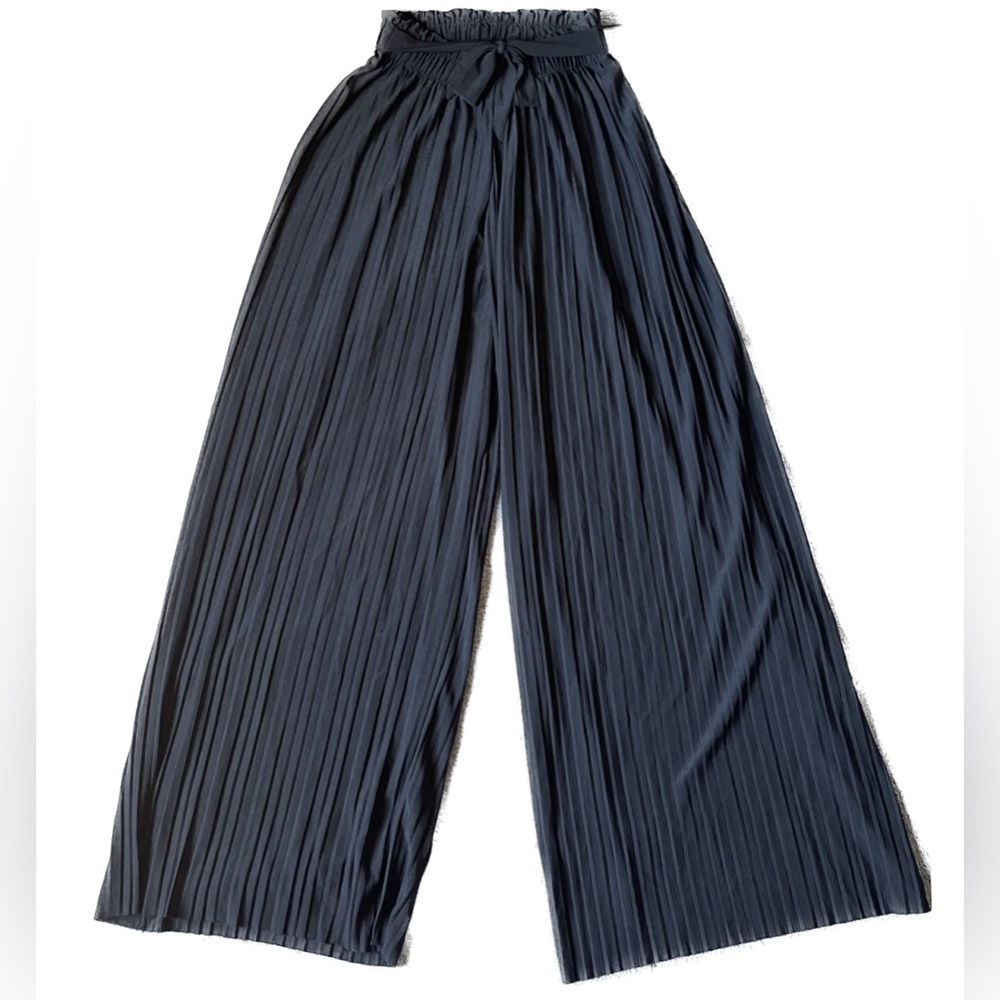 Black Sheer Bikini Cover Up Pants- Medium